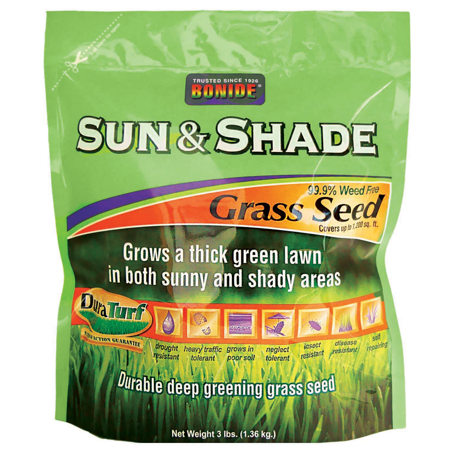 Sun and Shade Grass Seed 3lb