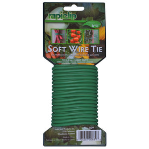 Rapiclip 16' Soft Wire Tie - Green