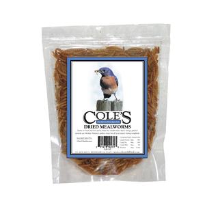 Cole's Dried Mealworms 3.5oz