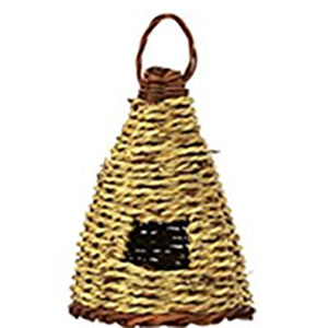 Woven Rope Hive Roosting Pockets with Roof